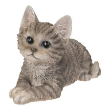 PT Pacific Trading Grey Tabby Kitten Laying Down  Figurine picture