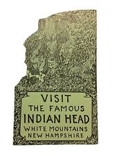 Vintage Indian Head Resort Franconia Notch NH booklet Old man on the Mountain 4