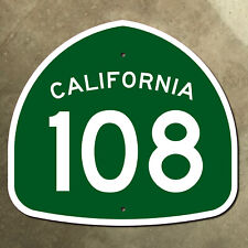 California State Route 108 Modesto Sonora Pass Sierra highway road sign 20x18 picture