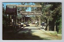 Ocean Park WA-Washington, Sunset View Resort Motel, Advertising Vintage Postcard picture
