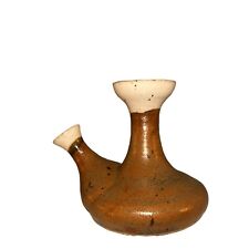 Vintage Japanese Handmade  Stoneware Sake Warming Pot picture