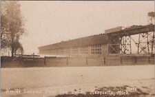 Steel Ore Docks Marquette Michigan RPPC Photo Postcard picture