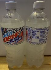 NEW MTN DEW FREEDOM FUSION LEMONADE AND PEACH FLAVOR SODA 2 - 20 FLOZ BOTTLES picture