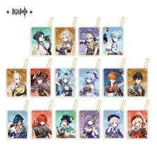 miHoYo Genshin Impact Keychain Thicken Acrylic Keyring Original Official Goods picture