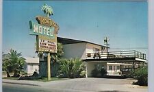 KON TIKI MOTEL el centro ca original vintage postcard california roadside neon picture