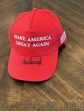 PRESIDENT DONALD TRUMP SIGNED AUTOGRAPHED HAT W/ COA MAGA picture