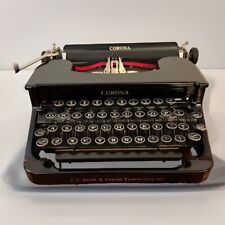 Vintage LC Smith & Corona 1936 1C Series Standard Flat Top Manual Typewriter picture