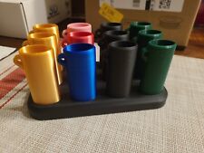 3D Printed Bic Lighter Covers Cases Keychains 12 Pack With Stand Plain Design picture