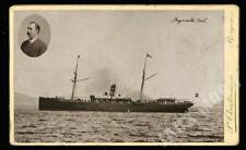 Rare CDV Polar Exploration History WALTER WELLMAN 1894 Expedition Ship Photo picture