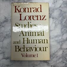 Studies in Animal and Human Behaviour, Vol 1Lorenz Konrad hardback book picture