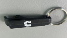 Vintage Keychain Bottle Opener CUMMINS DIESEL ENGINES Key Fob Ring By Evans picture
