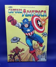Vintage Captain America Coloring Book Whitman 1966 - UNUSED NOT Colored picture