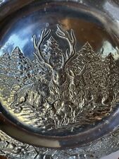 arthur court large metal decorative tray picture