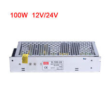 AC 110V-120V To DC 12V/24V 100W 8.5A/4.2A Switch Power Supply Adapter LED Driver picture