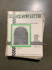 Science News Letter Magazines Lot of 85 VTG 1933-1940s Weekly  Current Science picture