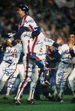1986 Mets - Signed by Team Photo Print Poster Gary Carter Jesse Orosco picture