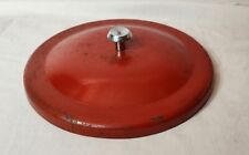 Original LANCE JAR METAL LID Red Glass Jar LID ONLY With Knob 7 3/4 Inches #2 picture