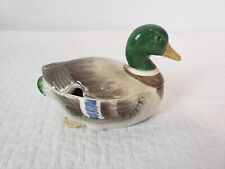 Vintage 1981 Otagiri Japan Mallard Duck Covered Sugar Bowl Hand Painted Ceramic picture