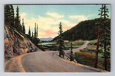 CO-Colorado, Milner Pass And Poudre Lakes, Antique, Vintage c1950 Postcard picture