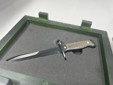 PRC Miniature Knife w/ Magnetic Storage Box Mini Quality All Metal China Taiwan picture