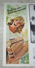 1972 print ad - sexy blonde girl -Dippity-Do hair Balsam set Vintage Advertising picture