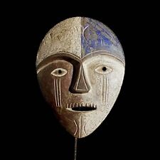Dem Lega African Mask Antiques Mask Wall Hanging Primitive Art Collectibles-7615 picture
