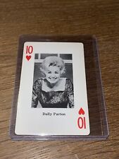 EXTREMELY RARE 1970 HEATHER COUNTRY MUSIC DOLLY PARTON 10 OF HEARTS MUSIC CARD picture
