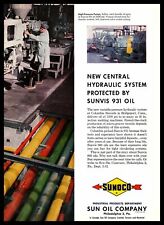 1959 SUNOCO Sun Oil Company Sunvis 931 Central Hydraulic System Factory Print Ad picture