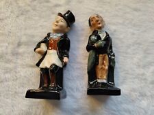 2 Royal Doulton Dickens Mini Figurines   Stiggins & Trotty Veek Pristine  picture