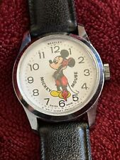 Vintage Bradley Mickey Mouse Watch 015 Swiss Made Working Condition  picture