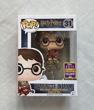 Funko POP Harry Potter on Broom #31 2017 SDCC Exclusive w/Protector picture