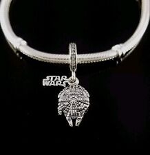 Disney Star Wars Millennium Falcon Silver Charm Pendant picture