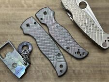 Oil Slick brushed FRAG milled Zirconium Scales for SHAMAN Spyderco picture