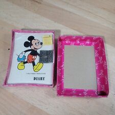 Vintage Disney Mickey Mouse Diary LOCK DIARY w/ Keys 1970s NEW SEALED NEW picture