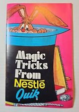 Vintage 1978 Recipe Booklet Magic Tricks from Nestle Quik Tricks & Iron-Ons NOS picture