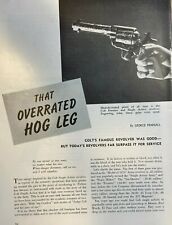 1955 Colt Hog Leg Revolver illustrated picture
