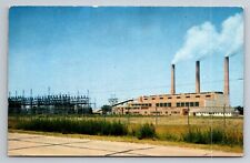 Power Plant Havana Illinois Vintage Posted 1954 Postcard picture