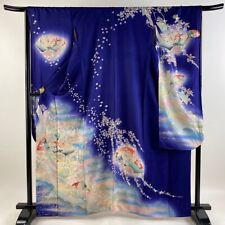 Furisode Kimono Long-Sleeved Kimono, Length 160Cm, Sleeve 67Cm, Yumeji Takehisa, picture