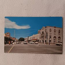 Vero Beach Florida Postcard Downtown Business District Ward Beckett Mirro Krome  picture