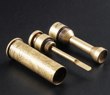 1 PC Small Brass Tamper Tobacco Pipe Needle Dredge Pipe Cleaning Multi Tool picture