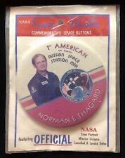 NORM THAGGARD / LARGE PINBACK BUTTON IN ORIGINAL BAGGED RACK PACKAGING picture