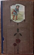 c1910 VINTAGE VICTORIAN POST CARDS BOOK BOY PLAYING CROQUET  B826 picture
