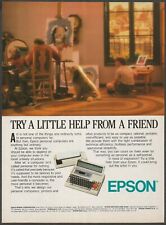 EPSON Personal Computers - Try a little help from a friend-1986 Vintage Print Ad picture