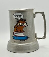 GARFIELD 1978 Stein Mug “Ignorance Is Bliss” Jim Davis United Feature Syndicate picture