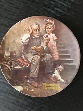 norman rockwell plates Vintage Limited Edition “The Cobbler” Single Plate picture
