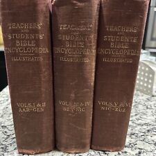 Teachers and Students Bible Encyclopedia Illustrated Vol 1-6 1902 Browning Dixon picture