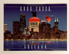 Knob Creek Distillery Whisky Straight Bourbon Tin Metal Sign Chicago 10 x 7