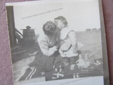 Antique RPPC Postcard * Girl & Mother Toys Doll Car Teddy Bear Swastika Blanket  picture