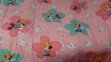 Used Disney Minnie Mouse Vintage Comforter Blanket Polka Dots Twin (Has Defects) picture