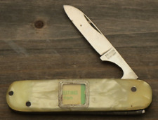 Vintage SOLINGEN GERMANY - Unusual Mechanical Advertising Knife - QUAKER STATE picture